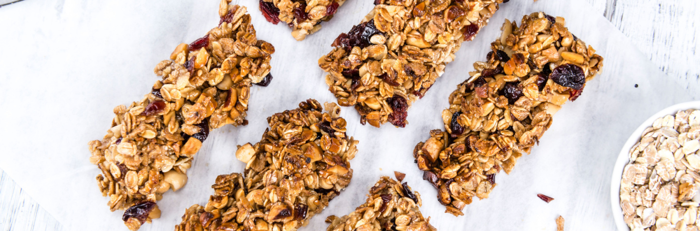 Opskrift på hemmelavede proteinbarer Opskrift på hemmelavede proteinbarer